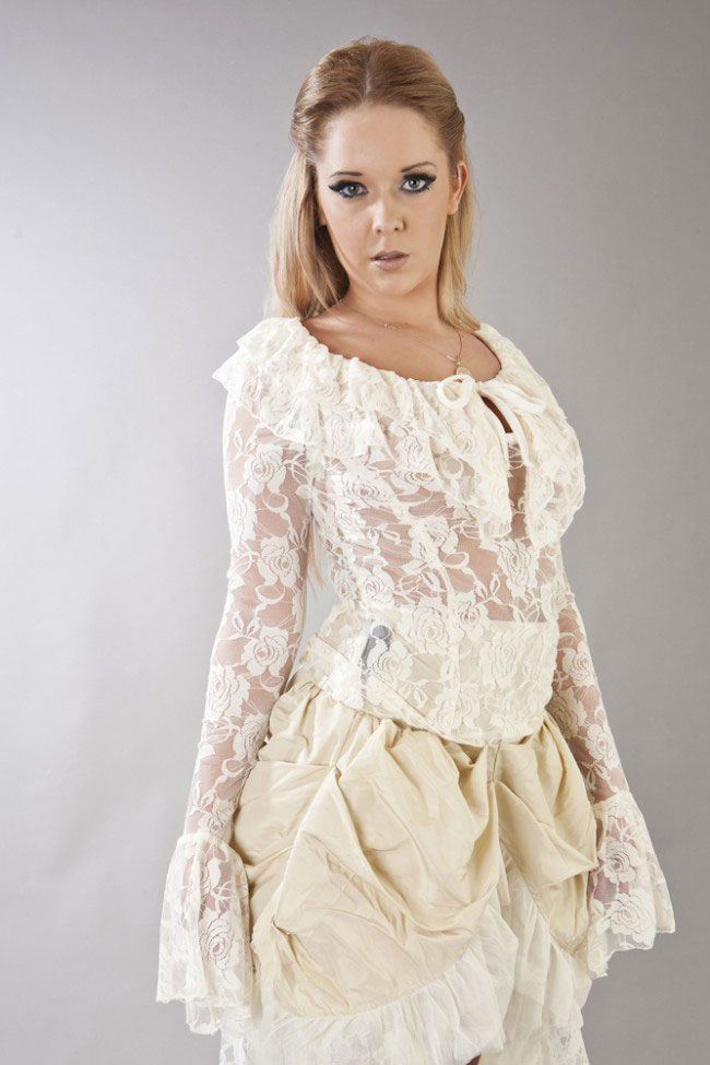 Victorian fashion, gothic lace top