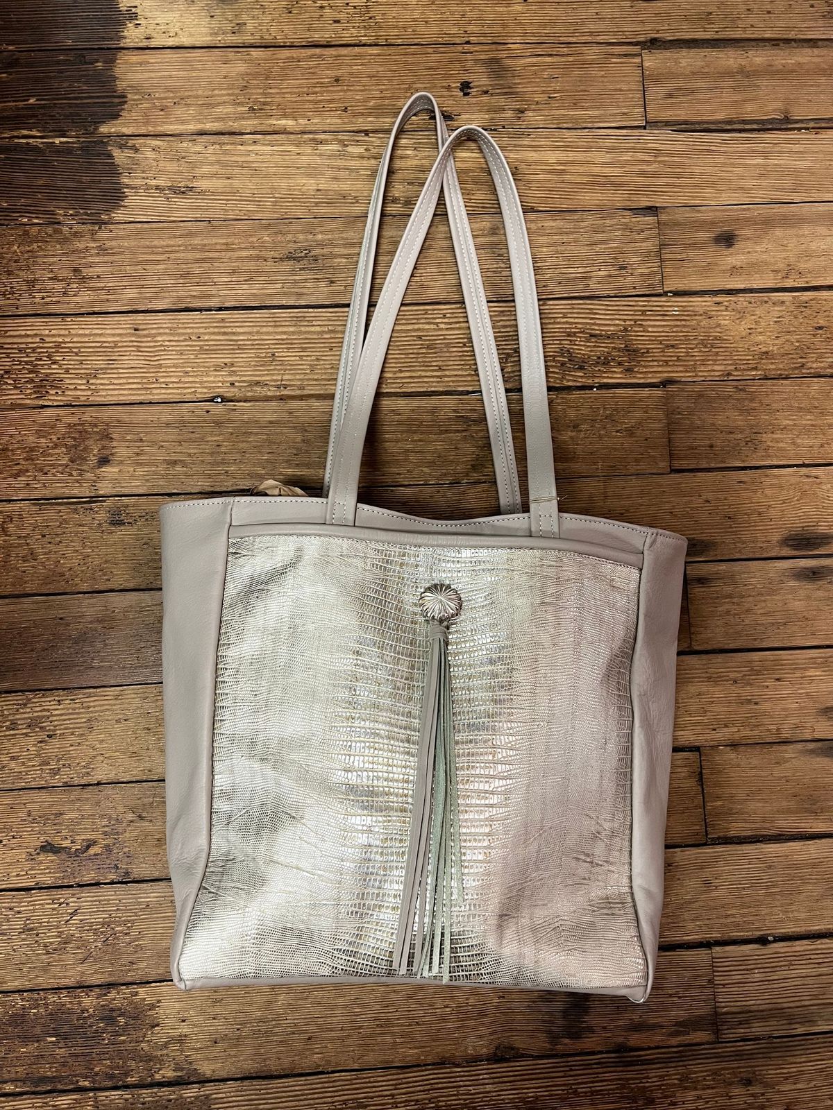 Western Leather Tote Bag