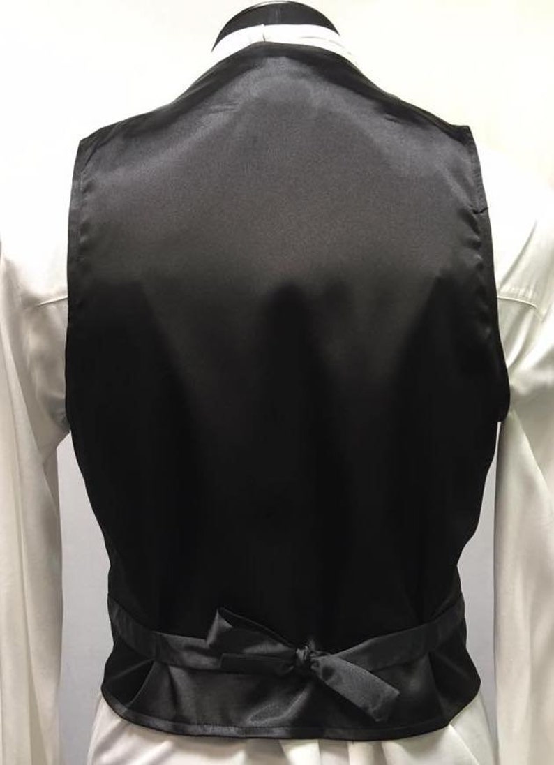 Victorian, Gothic, Western Style Back of Vest