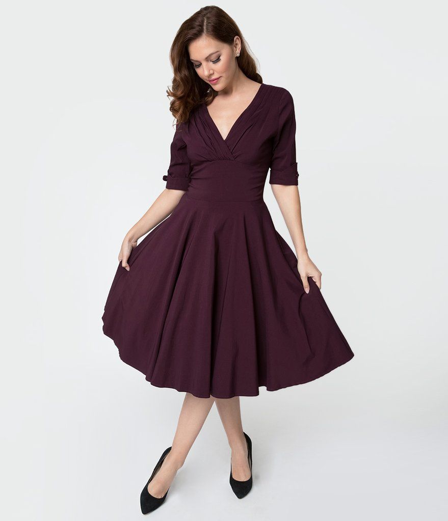 Swing Dress, 1940s and 1950s inspired dress