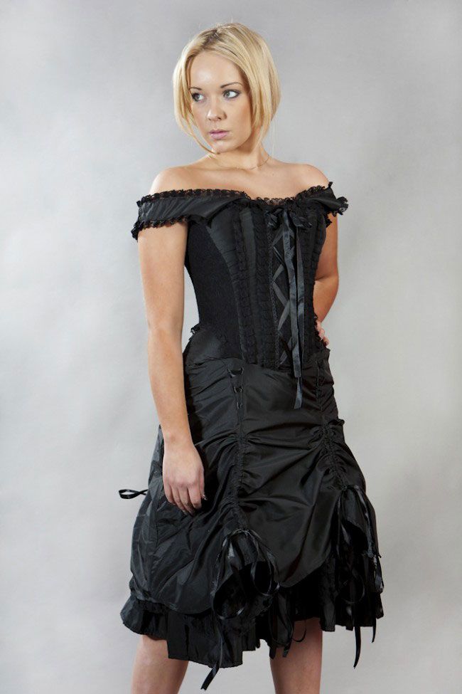 Victorian gothic steampunk corset dress