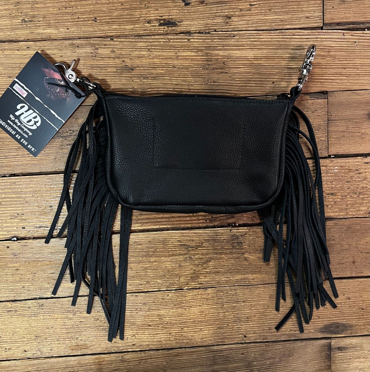 western hig bag or hand bag with fringe leather